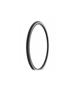 Tire 27 x 1 1/4 Black/White Side Wall HF-156.